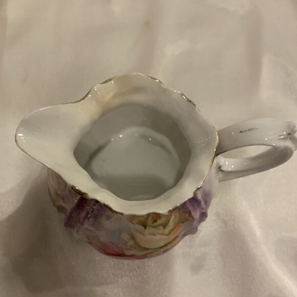 R S Prussia. Small 2.7" High Pitcher or Creamer. Hand Painted. Fired Gold. AL - Picture 4 of 9